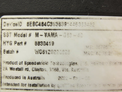 Speedshield M-VAMA-G63-40 Velocity Asset Manager Module Off Hyster E80XN