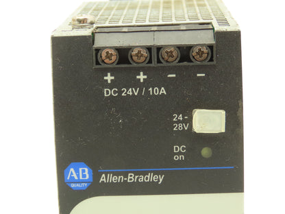 Allen Bradley 1606-XLE240EN PLC Power Supply 24VDC 10A 240W 120V 1PH Input