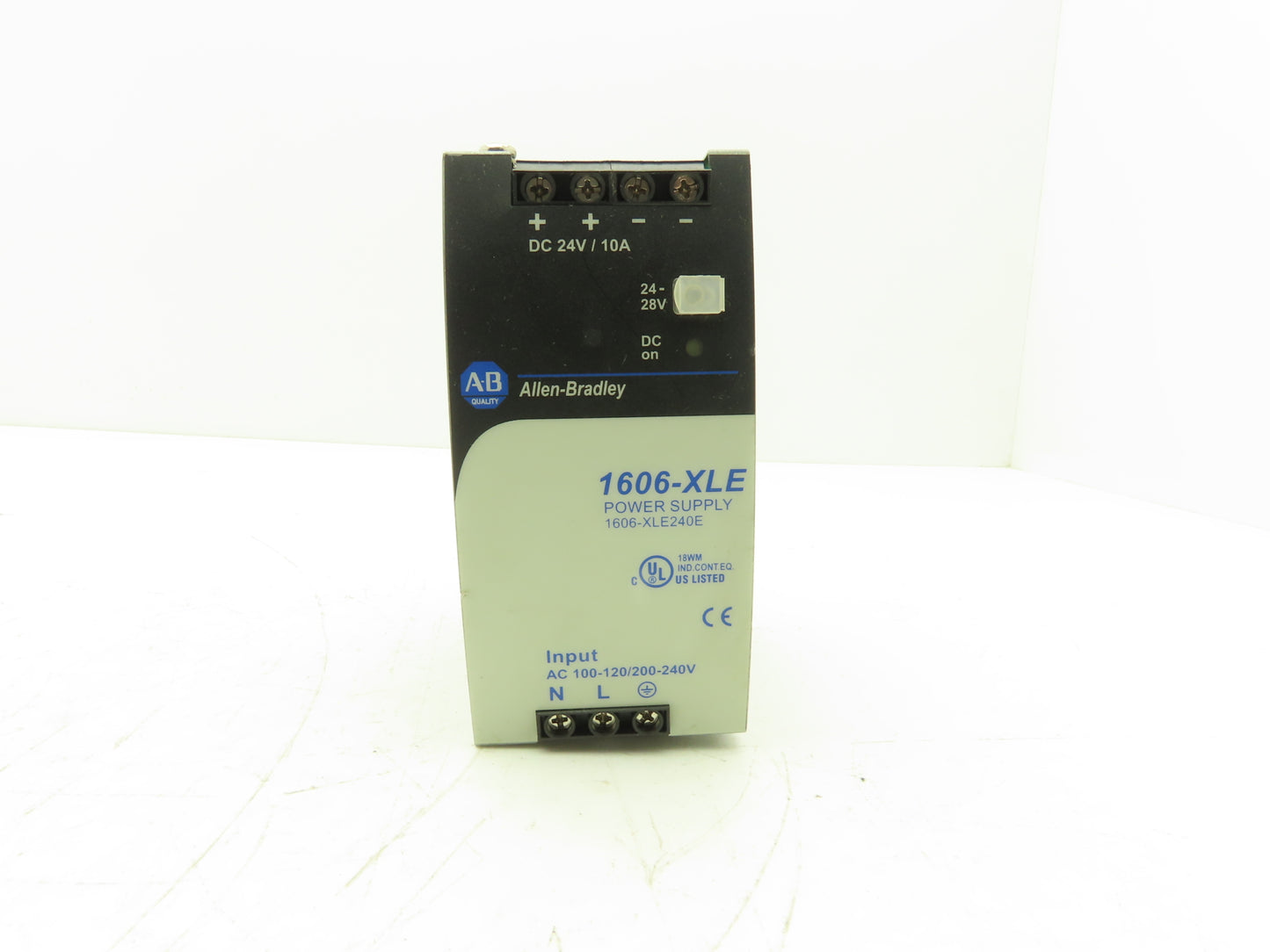 Allen Bradley 1606-XLE240E PLC Power Supply 24VDC 10A 240W 120-240V 1PH Input