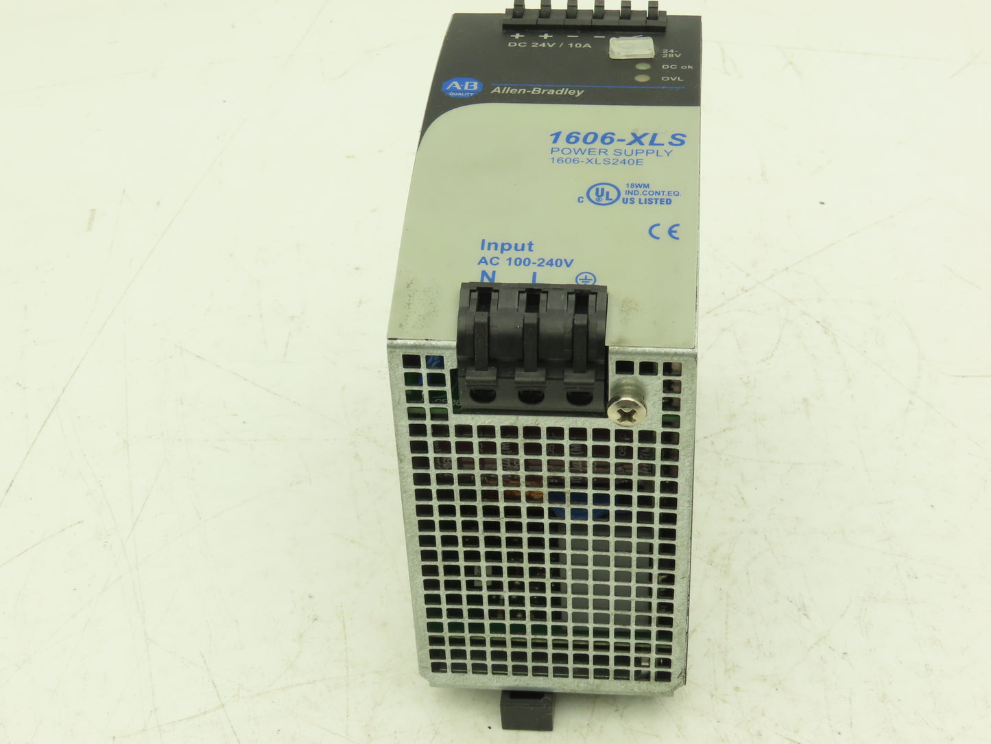 Allen Bradley 1606-XLS240E PLC Power Supply 24VDC 10A 240W 120-240V 1PH Input