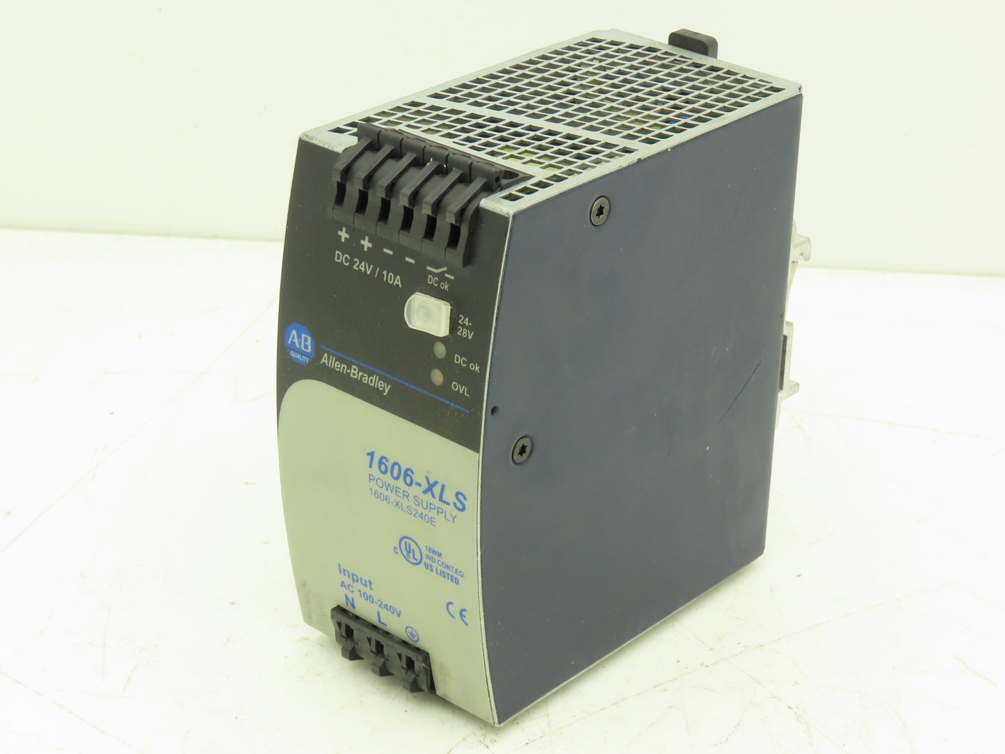 Allen Bradley 1606-XLS240E PLC Power Supply 24VDC 10A 240W 120-240V 1PH Input