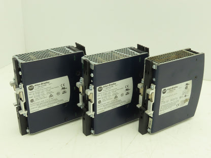 Allen Bradley 1606-XLS120E PLC Power Supply 24VDC 5A 120W 120-240V 1PH Lot of 3