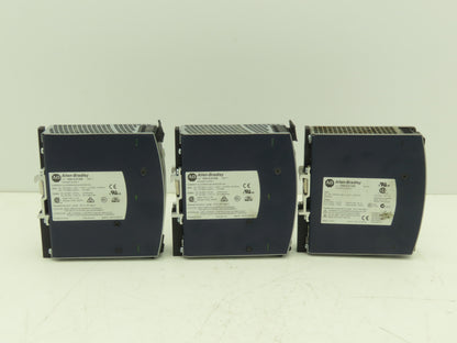 Allen Bradley 1606-XLS120E PLC Power Supply 24VDC 5A 120W 120-240V 1PH Lot of 3