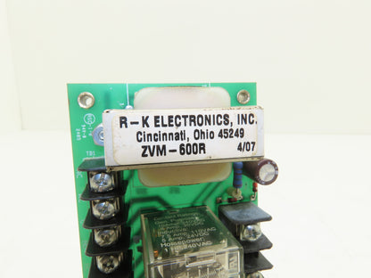 R-K Electronics ZVM-600R Protection Relay Zero Speed Switch 115V/600VAC