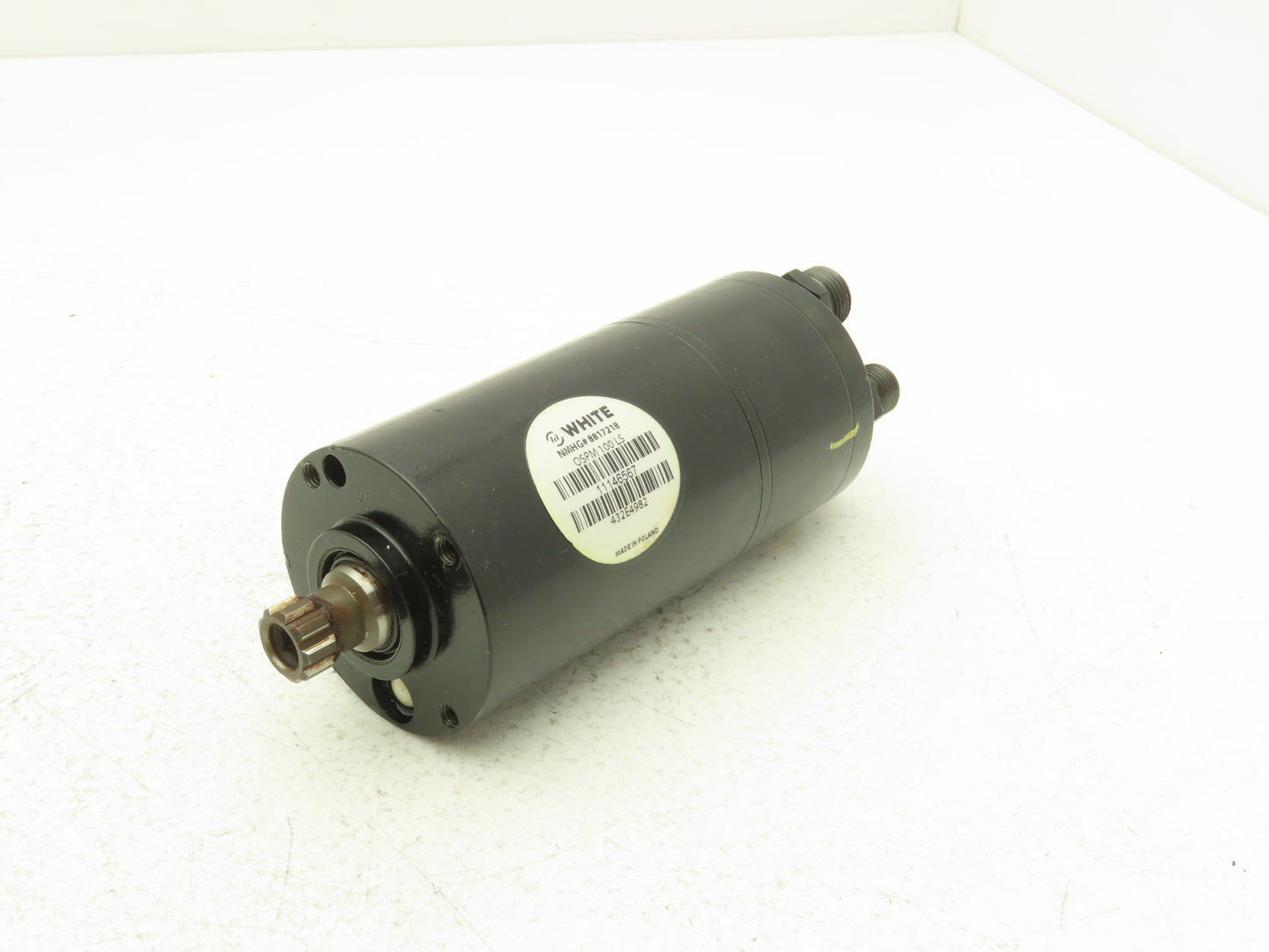 White OSPM 100 LS Forklift Power Steering Unit Hydraulic Motor Off Hyster E80XN