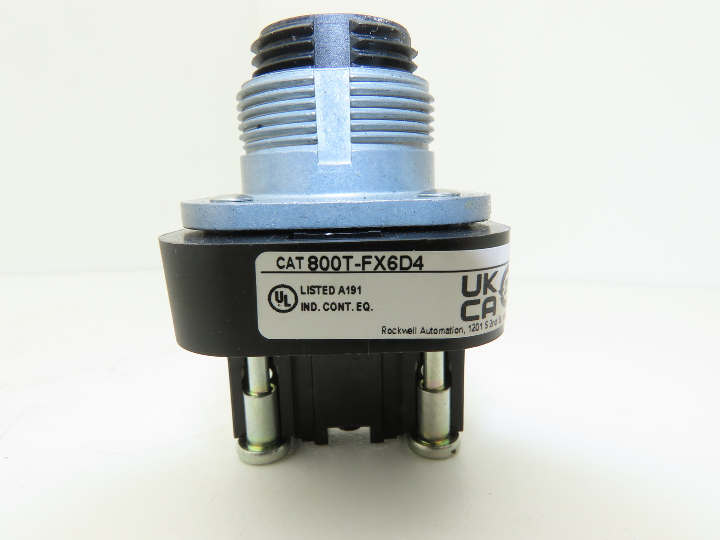 Allen Bradley 800T-FX6D4 Push-Pull E-Stop Pushbutton 30mm  -No Cap Head