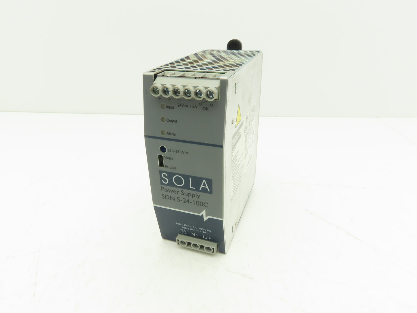 Emerson Sola SDN5-24-100C PLC Power Supply 24VDC 5A 115/230V 1PH