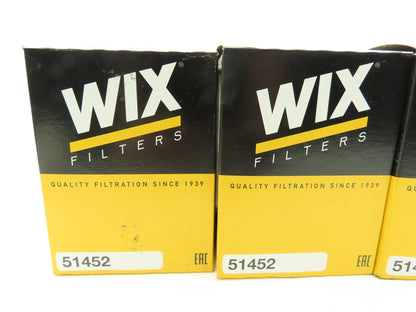 Wix 51452 Hydraulic Spin-On Lube Filter Diesel Engine 3/4"-16  Lot of 4