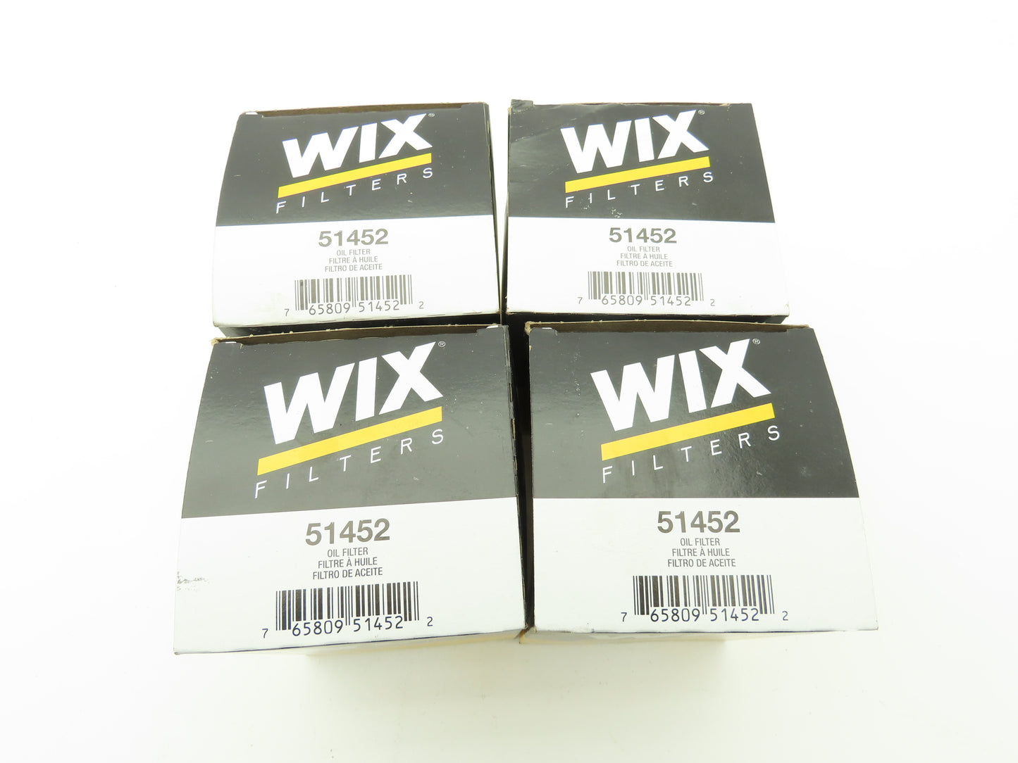 Wix 51452 Hydraulic Spin-On Lube Filter Diesel Engine 3/4"-16  Lot of 4