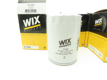 Wix 51452 Hydraulic Spin-On Lube Filter Diesel Engine 3/4"-16  Lot of 4