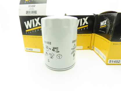 Wix 51452 Hydraulic Spin-On Lube Filter Diesel Engine 3/4"-16  Lot of 4