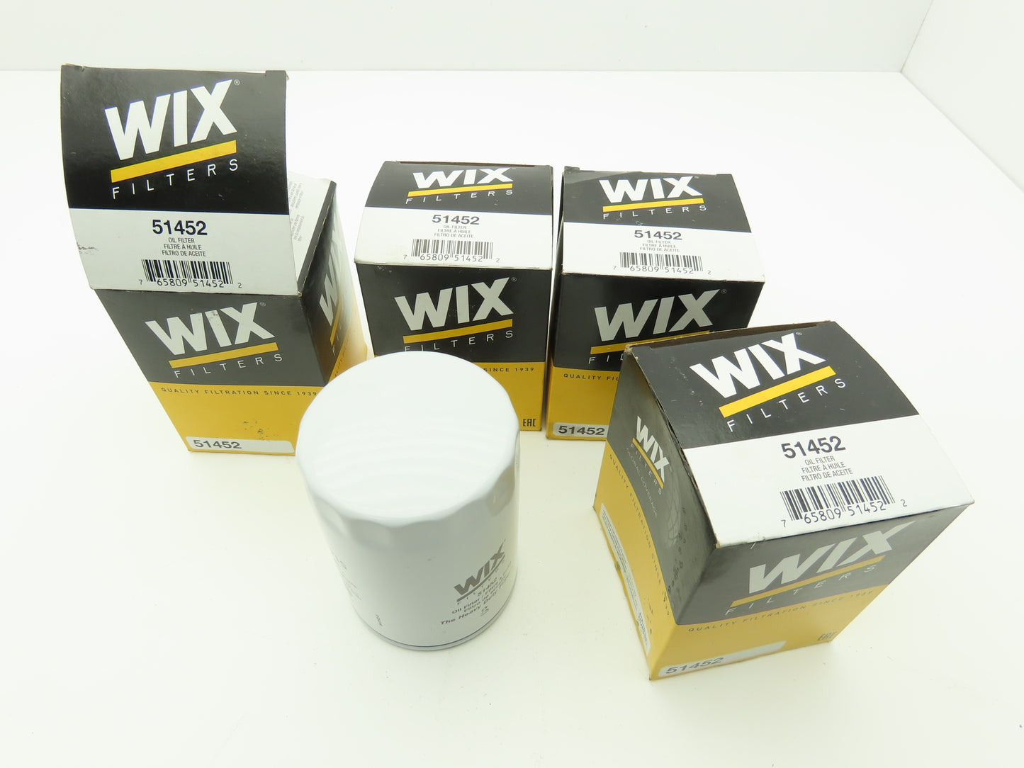 Wix 51452 Hydraulic Spin-On Lube Filter Diesel Engine 3/4"-16  Lot of 4