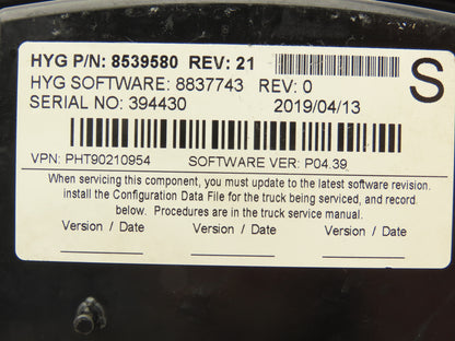 Hyster 8539580 Forklift Display Controller Module W/Key Off E80XN READ