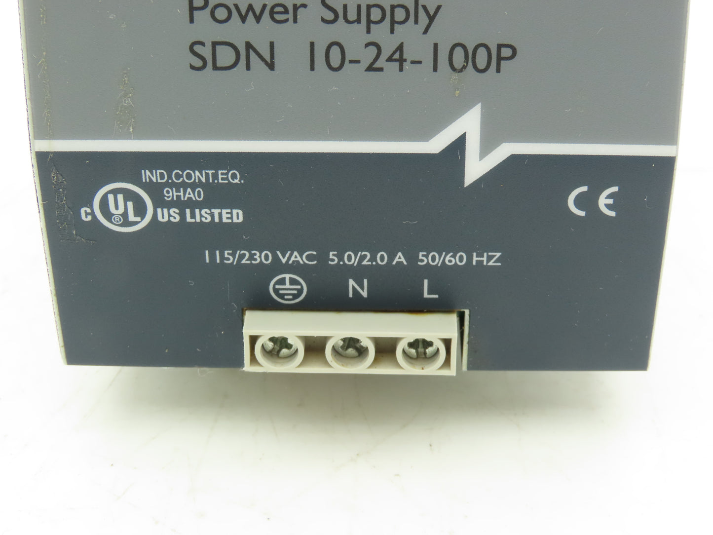 Emerson Sola SDN10-24-100P PLC Power Supply 24VDC 10A 115/230V 1PH