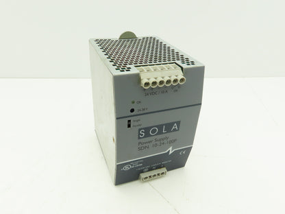 Emerson Sola SDN10-24-100P PLC Power Supply 24VDC 10A 115/230V 1PH