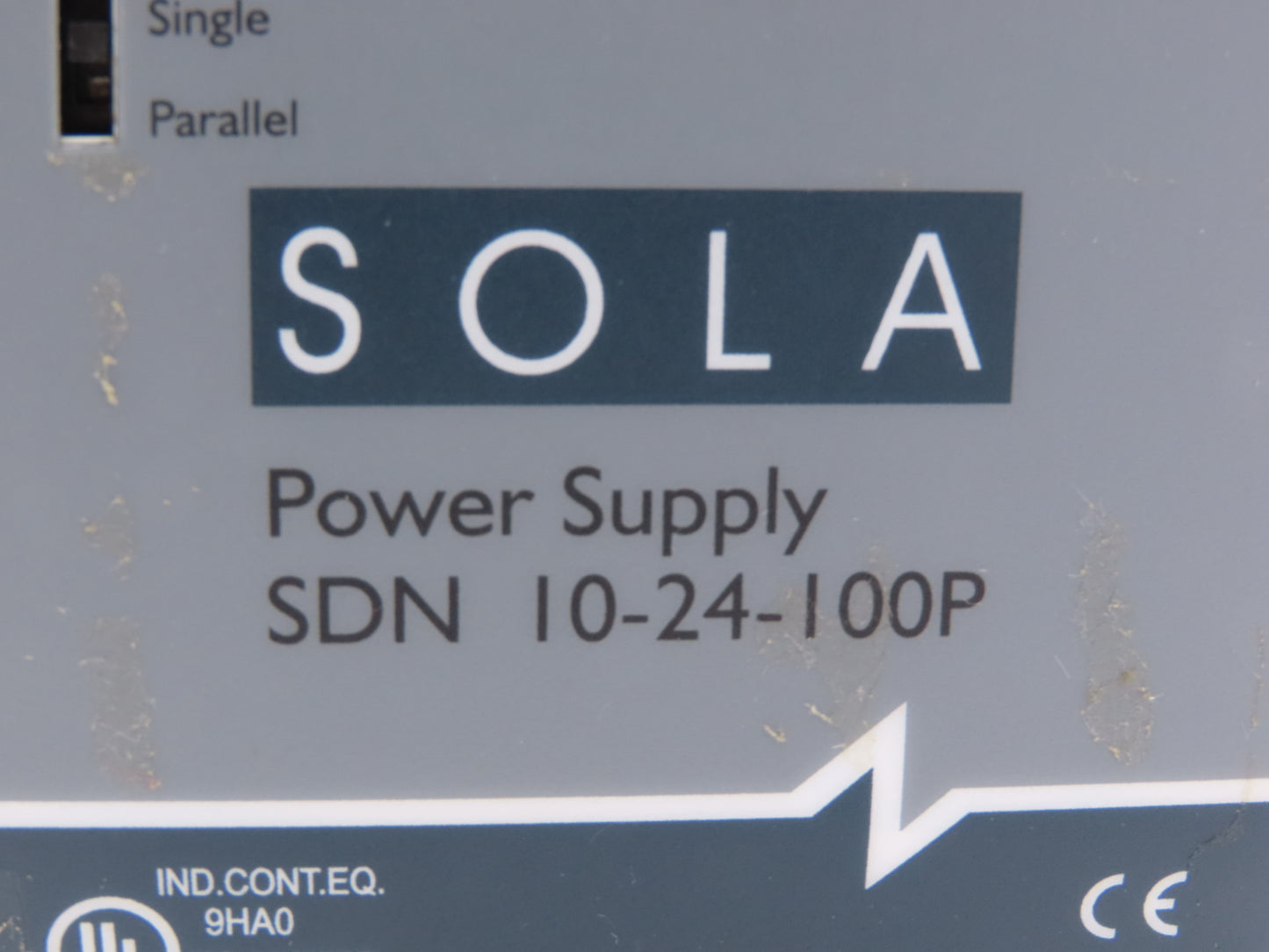 Emerson Sola SDN10-24-100P PLC Power Supply 24VDC 10A 115/230V 1PH