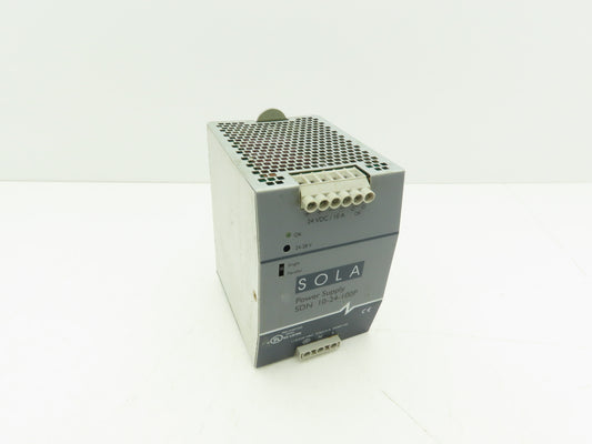 Emerson Sola SDN10-24-100P PLC Power Supply 24VDC 10A 115/230V 1PH