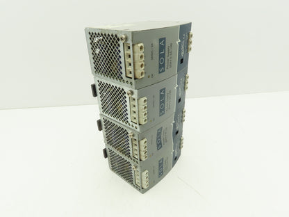 Emerson Sola SDN5-24-100 PLC Power Supply 24VDC 5A 115/230V 1PH Mixed Lot of 6