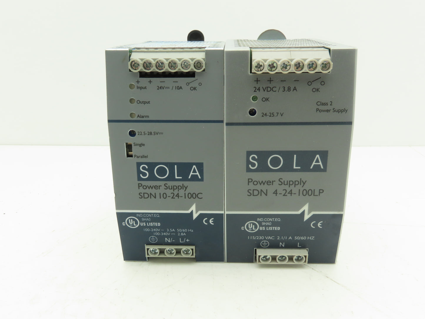 Emerson Sola SDN5-24-100 PLC Power Supply 24VDC 5A 115/230V 1PH Mixed Lot of 6