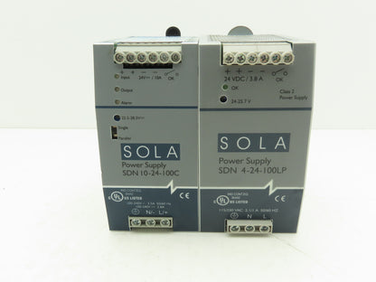 Emerson Sola SDN5-24-100 PLC Power Supply 24VDC 5A 115/230V 1PH Mixed Lot of 6