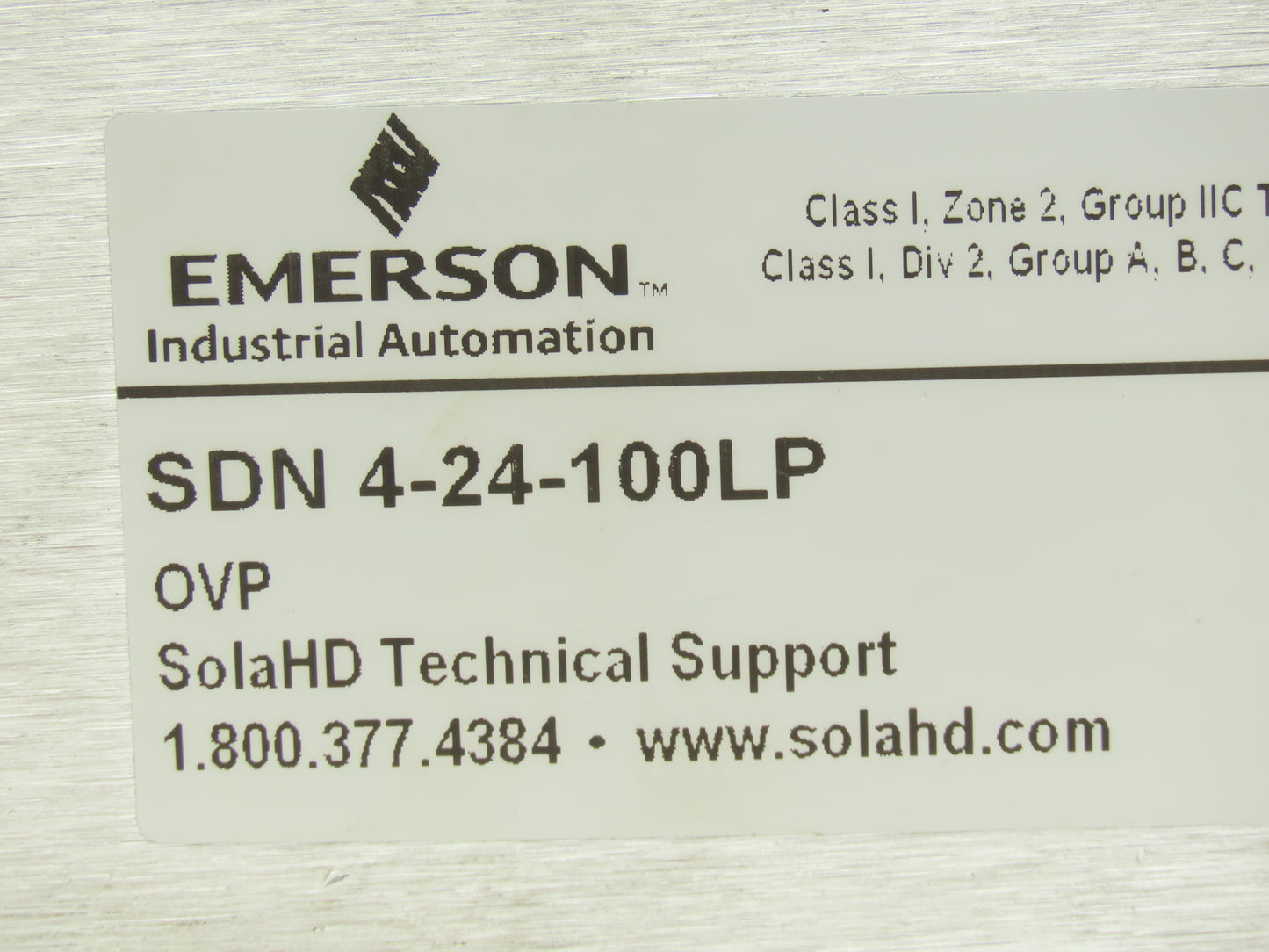 Emerson Sola SDN5-24-100 PLC Power Supply 24VDC 5A 115/230V 1PH Mixed Lot of 6
