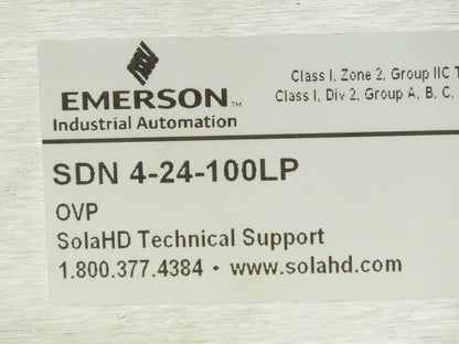 Emerson Sola SDN5-24-100 PLC Power Supply 24VDC 5A 115/230V 1PH Mixed Lot of 6