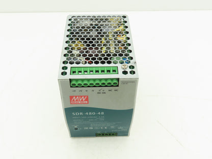 Mean Well SDR-480-48 PLC DIN Rail Power Supply 48VDC 10A 100-240V
