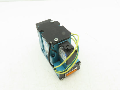 MAC 6311D-212-PM-111DA Pneumatic Solenoid Valve 120V 3/8"NPT Manifold *Read
