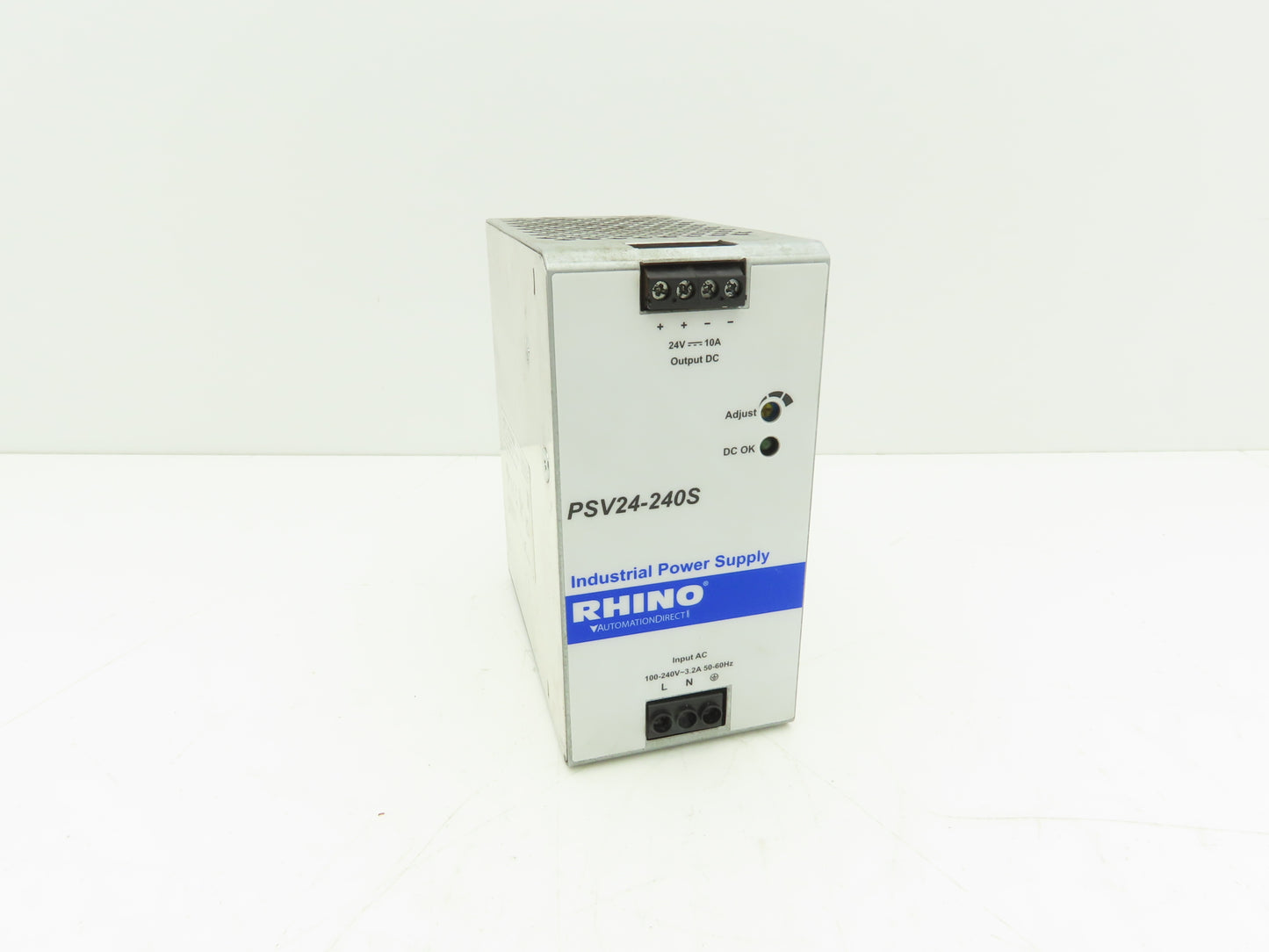 Rhino PSV24-240S PLC Power Supply 24VDC 10A 100-240V 1PH