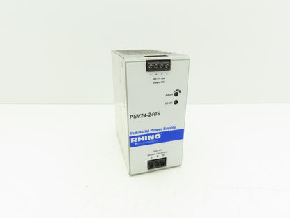 Rhino PSV24-240S PLC Power Supply 24VDC 10A 100-240V 1PH