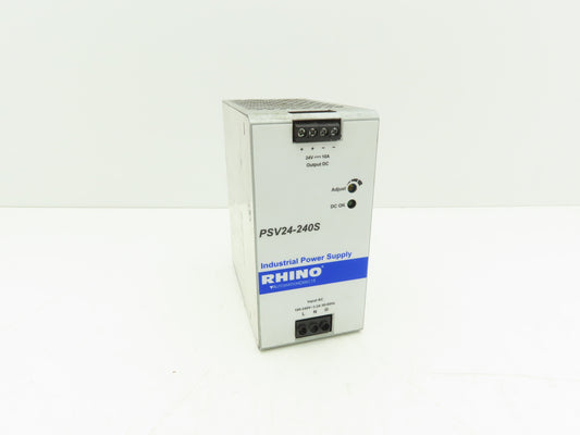 Rhino PSV24-240S PLC Power Supply 24VDC 10A 100-240V 1PH