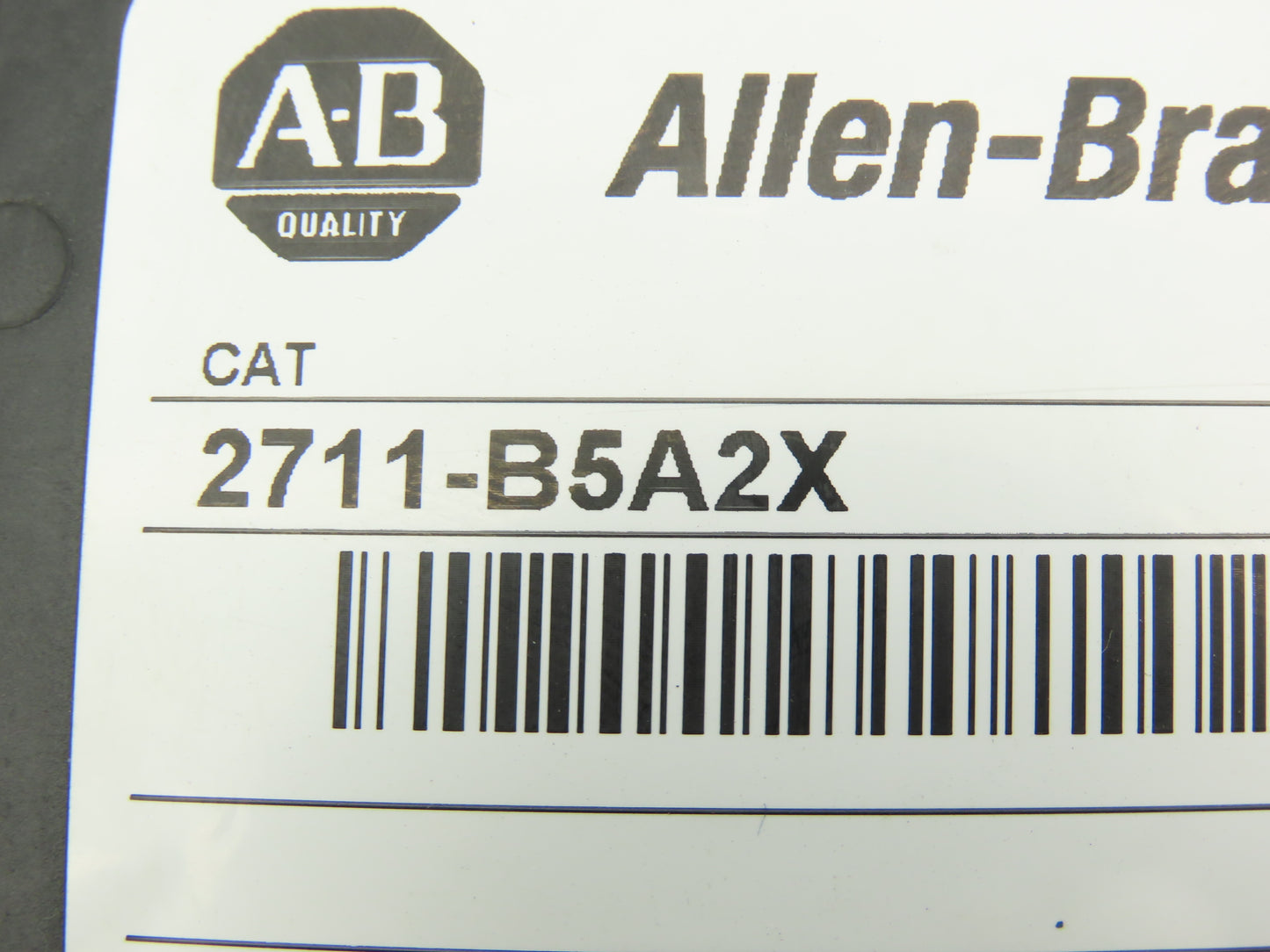 Allen Bradley 2711-B5A2X PanelView 550 Keypad Touchscreen Ser H  *Bad Screen*