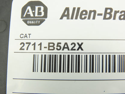 Allen Bradley 2711-B5A2X PanelView 550 Keypad Touchscreen Ser H  *Bad Screen*
