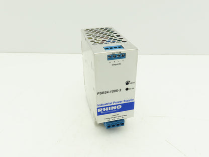 Rhino PSB24-120S-3 PLC Power Supply 24VDC 5A 480V 3PH