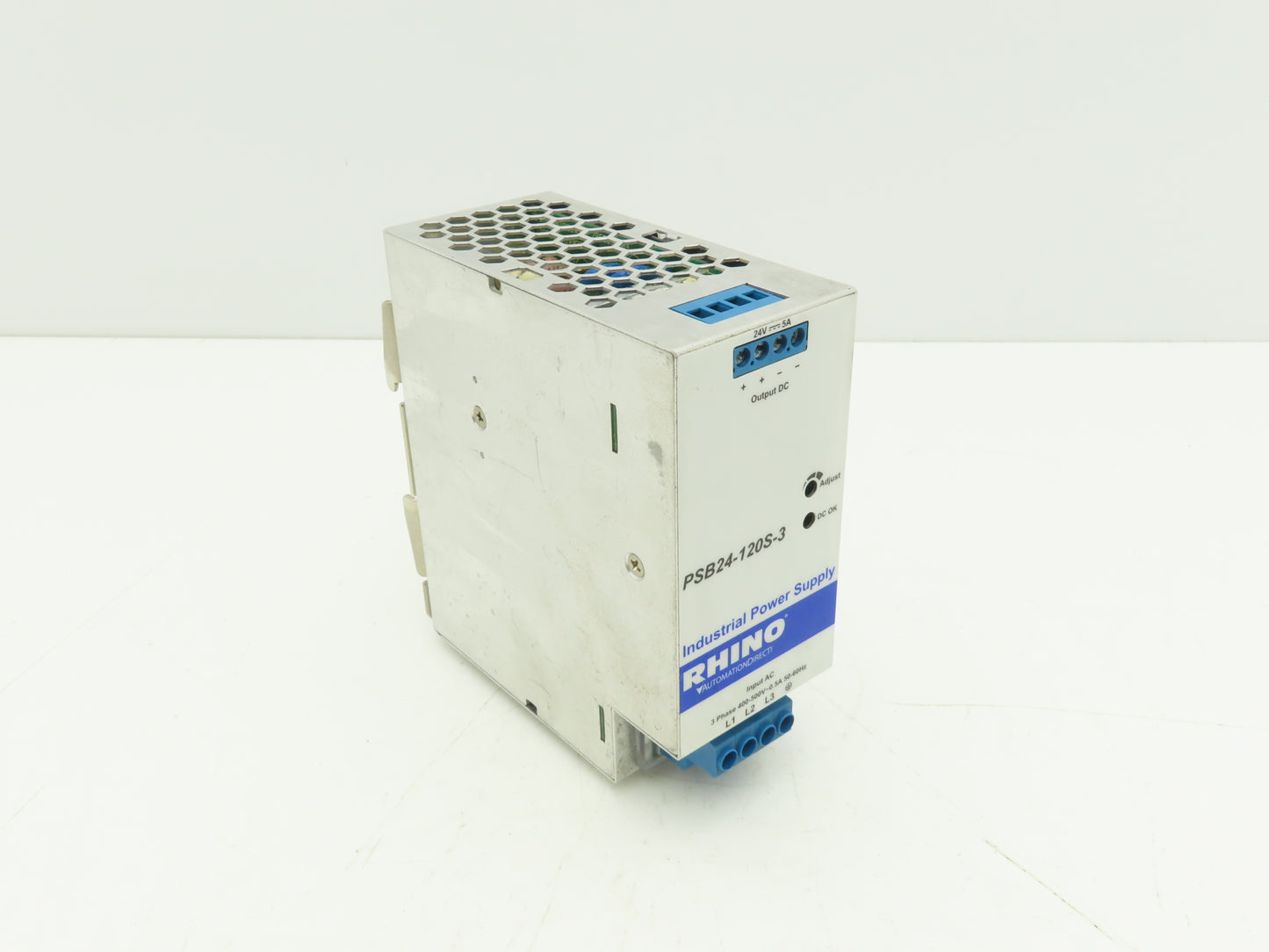 Rhino PSB24-120S-3 PLC Power Supply 24VDC 5A 480V 3PH