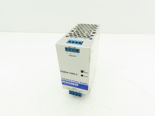 Rhino PSB24-120S-3 PLC Power Supply 24VDC 5A 480V 3PH