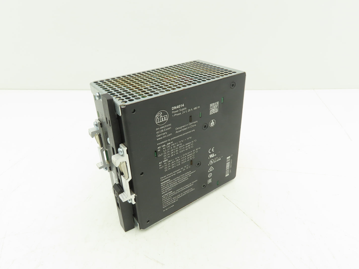IFM DN4014 PLC Power Supply PSU 24VDC 20A 480W 100-240V