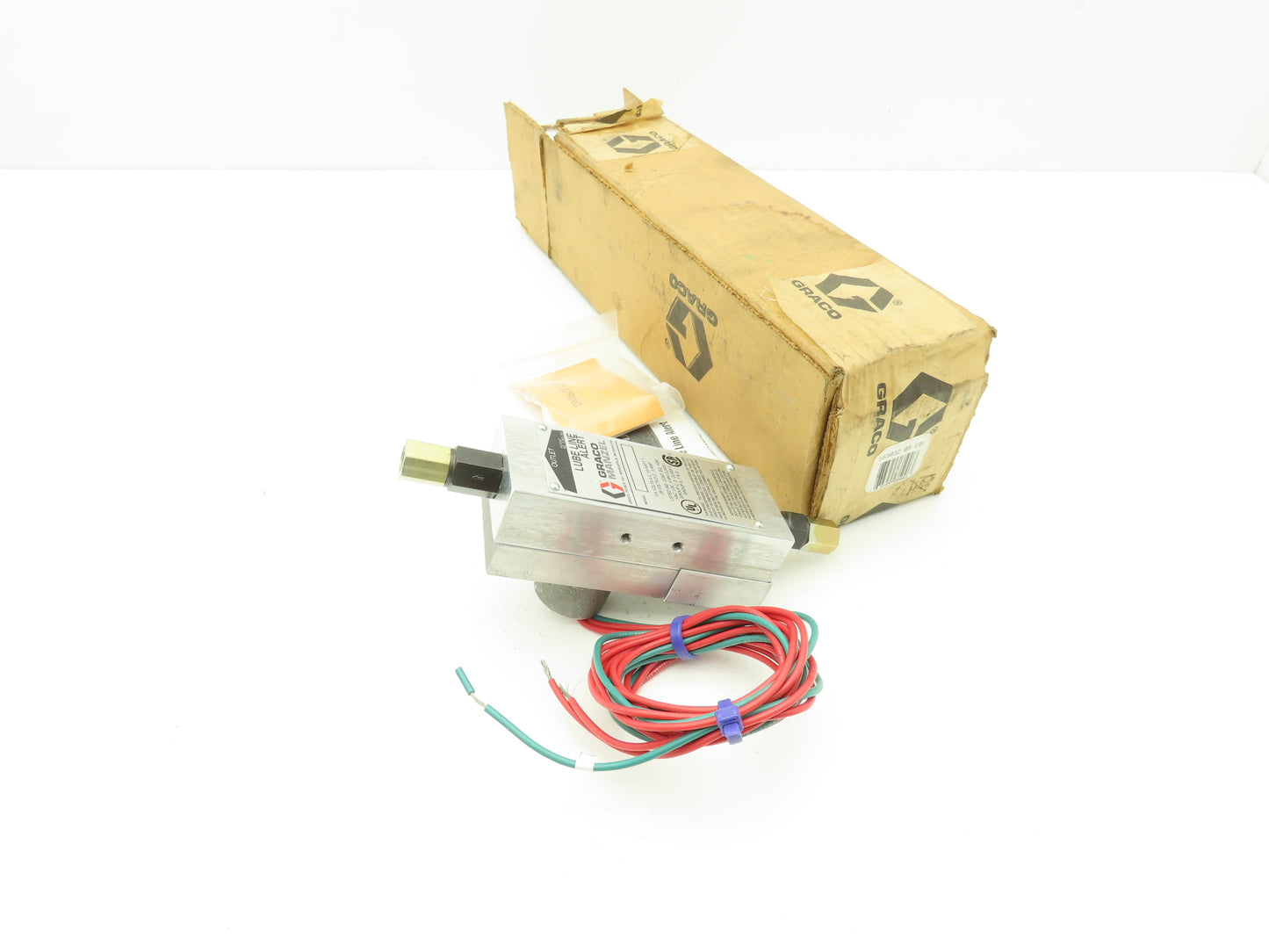 Graco 563032 Lube Line Alert Pump Alarm 1/8" NPT Oil 115 VAC 10W /28VDC .5A