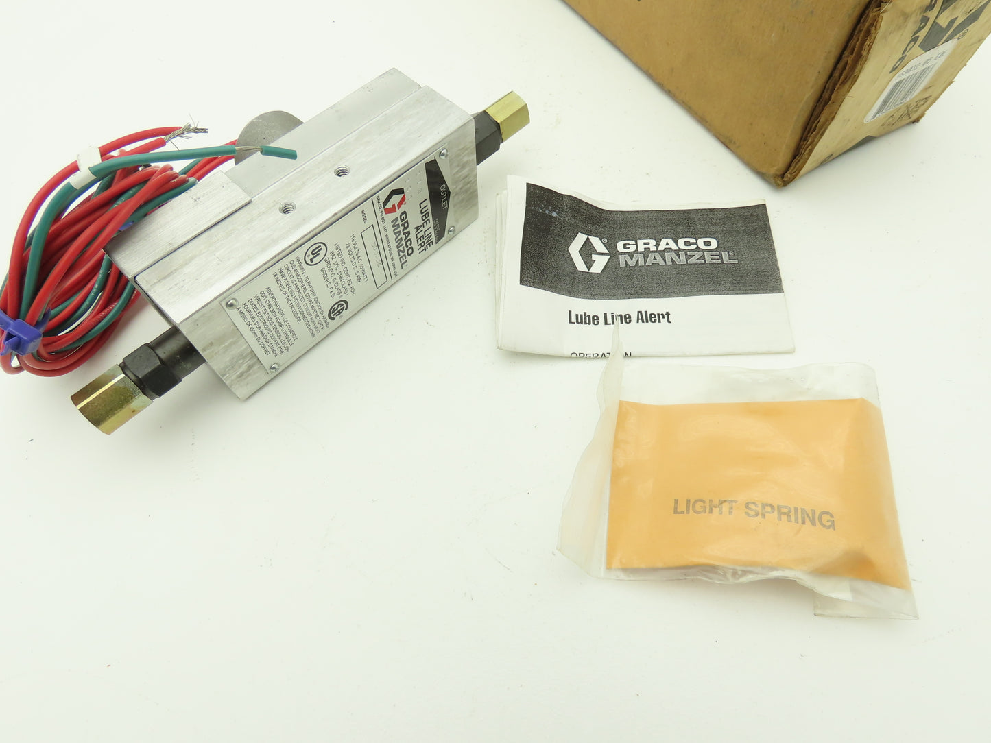 Graco 563032 Lube Line Alert Pump Alarm 1/8" NPT Oil 115 VAC 10W /28VDC .5A