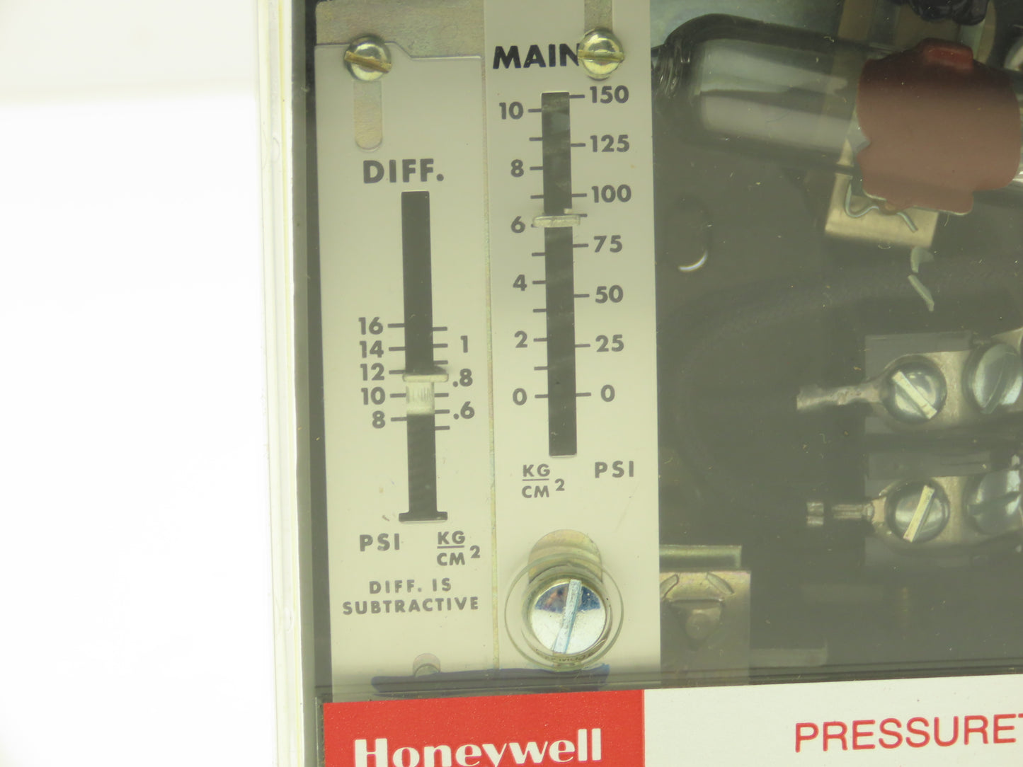 Honeywell L404A 1396 Pressuretrol 10-150PSI Differential Pressure Switch SPST