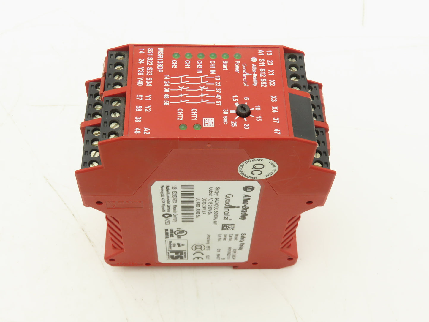 Allen Bradley MSR138DP 440R-M23151 Safety Relay Guardmaster Lot of 4