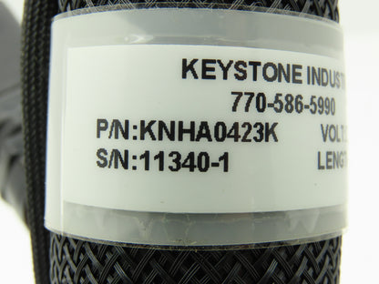 Keystone KNHA0423K Hot Melt Adhesive Glue Dispenser Hose 4' Length 230V RTD