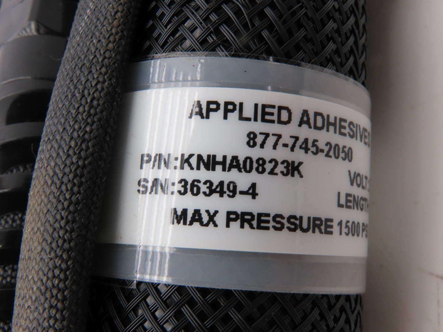 Keystone KNHA0823K Hot Melt Adhesive Glue Dispenser Hose 8' Length 230V RTD