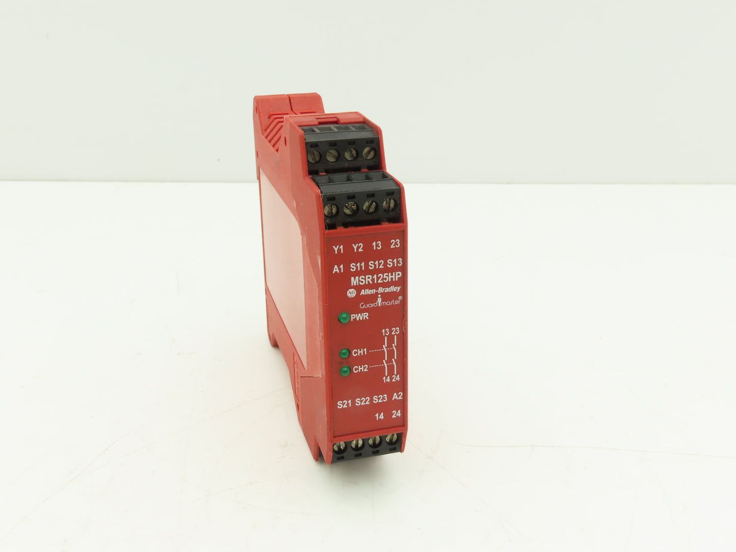 Allen Bradley 440R-D23169 Guardmaster MSR125HP Safety Relay Unit 24VDC Ser A