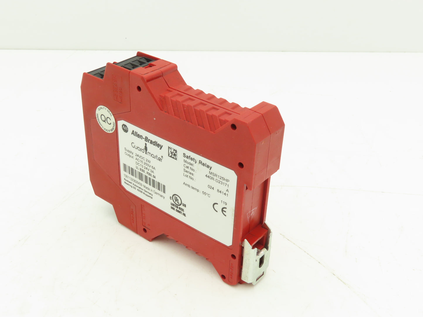 Allen Bradley 440R-D23171 Guardmaster MSR125HP Safety Relay Unit 24VDC Ser A
