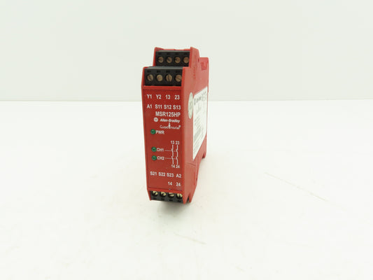 Allen Bradley 440R-D23171 Guardmaster MSR125HP Safety Relay Unit 24VDC Ser A