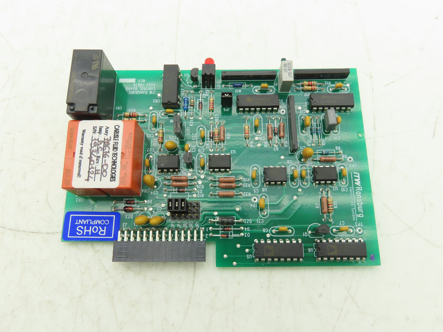 Ransburg 78676-00 Voltage Controller Circuit Board Assy