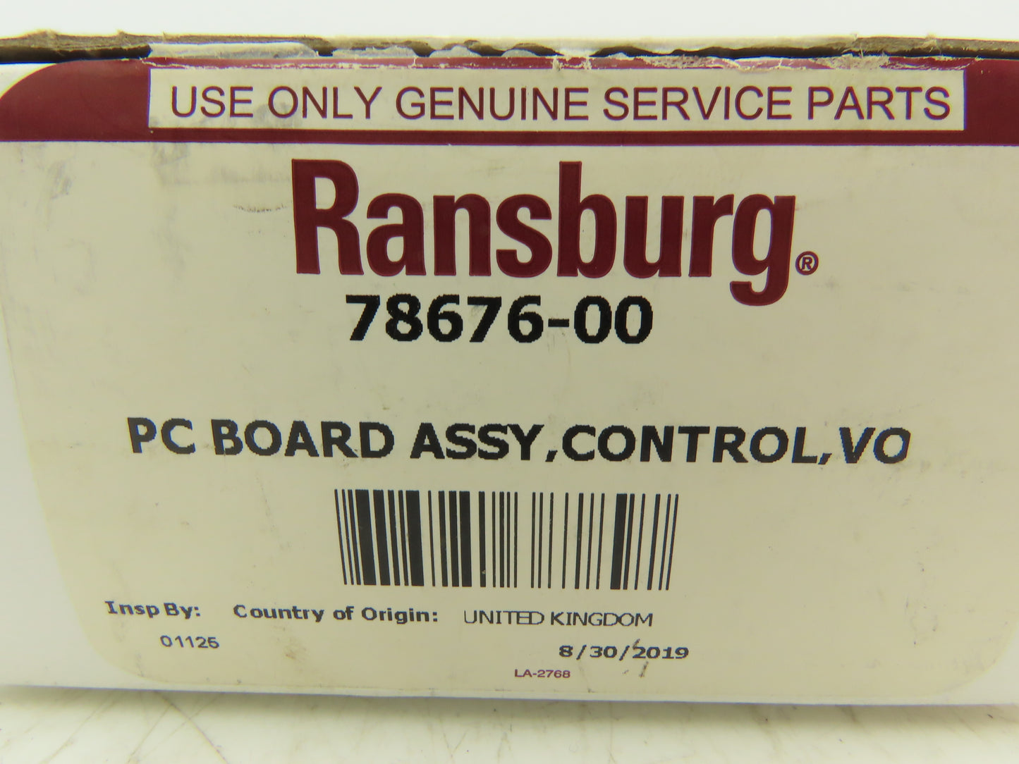 Ransburg 78676-00 Voltage Controller Circuit Board Assy