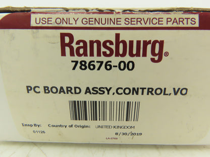 Ransburg 78676-00 Voltage Controller Circuit Board Assy