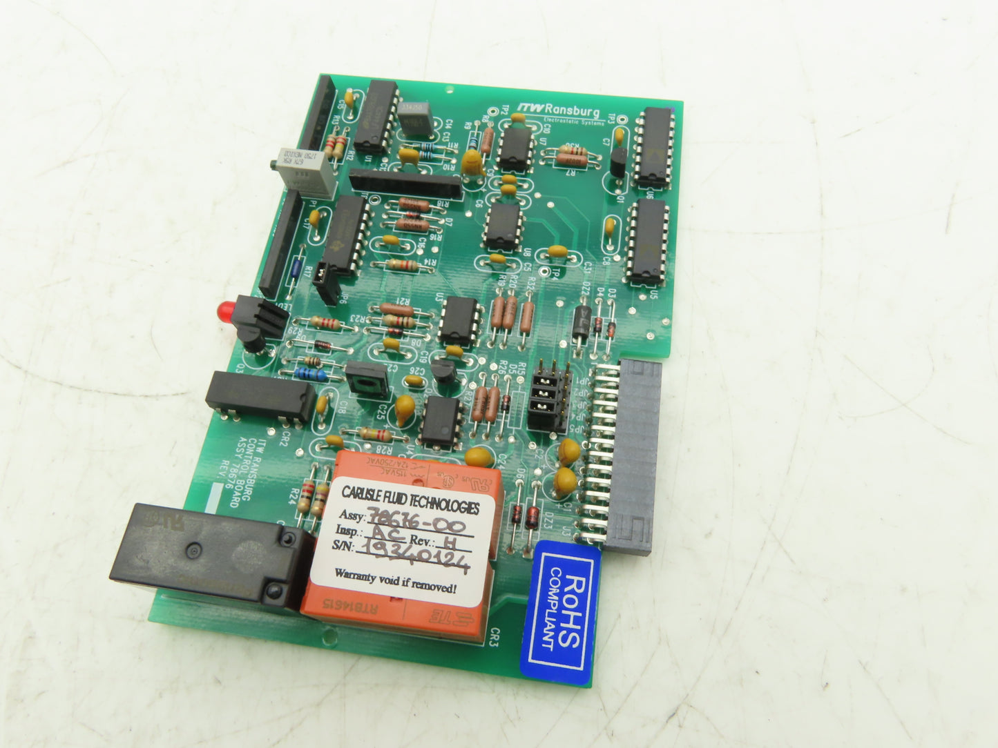 Ransburg 78676-00 Voltage Controller Circuit Board Assy